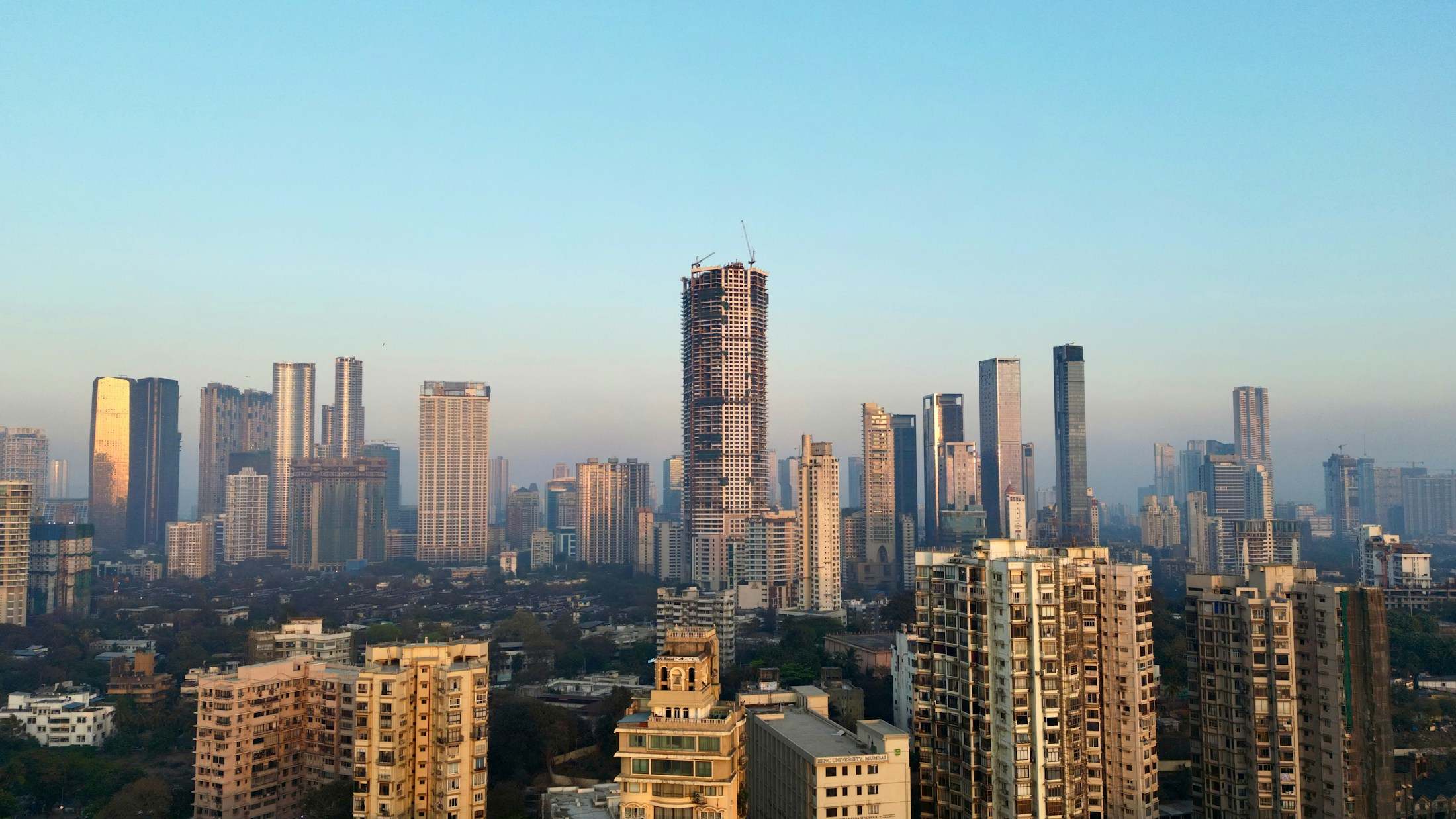 The Mumbai skyline, India's financial capital